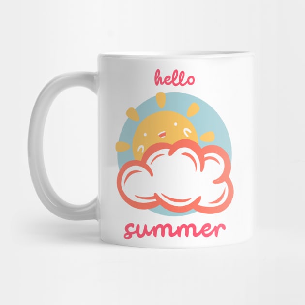 Hello Summer T-Shirt by BeeZeeBazaar